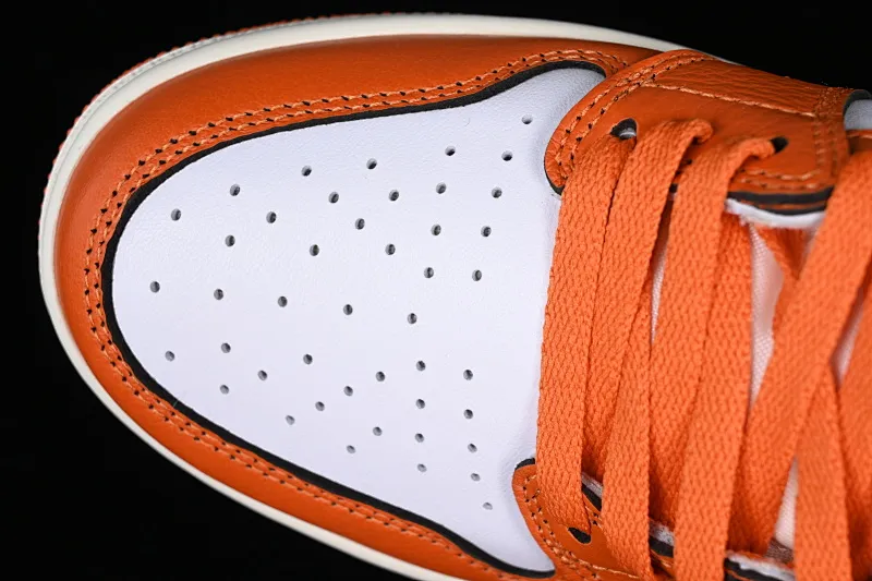 All categories Air Jordan Jordan series basketball shoes Air Jordan 1 High Pure original Air Jordan 1 High OG "Starfish" AJ1 Joe 1 Hermes Orange high-top basketball shoes DO9369-101